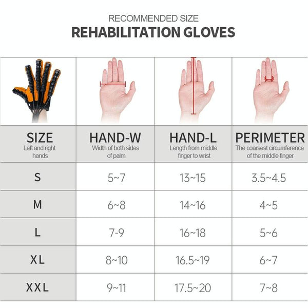 Intelligent Robotic Rehabilitation Glove Equipment, With EU Plug Adapter, Size: XL(Left Hand Brown)