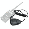 Baofeng Clip-on Speaker Microphone for Walkie Talkies, 3.5mm + 2.5mm Earphone + Mic Plug(Black)