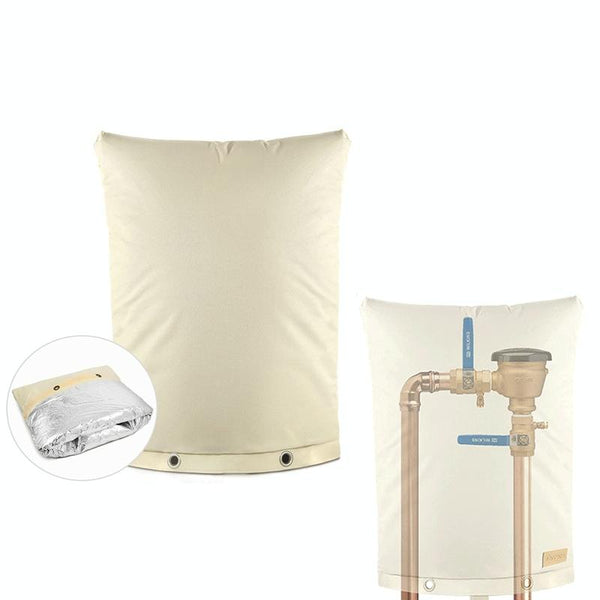Outdoor Faucet Backflow Valves Anti-Freeze Cover Water Faucet Protector 43 x 52cm