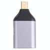 2 in 1 4K 60Hz Mini DP Male to USB-C / Type-C Charging + USB-C / Type-C Female Adapter
