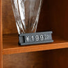 Metal Digital Grain Price Display Micro Standing Plate, Size: Single Layer(Black)