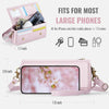 CaseMe ME30 Max Multifunctional Large-Capacity Shoulder Crossbody Phone Bag(Pink)