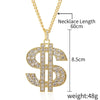N2106-12 Dollars Exaggerated Hip Hop Style Necklace Collarbone Chains