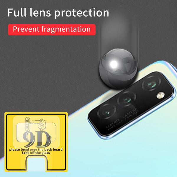 For Huawei Honor V30 Pro 9D Transparent Rear Camera Lens Protector Tempered Glass Film