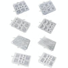 DIY Epoxy Resin Three-Dimensional Geometric Pendant Earring Silicone Mold, Spec: Moon