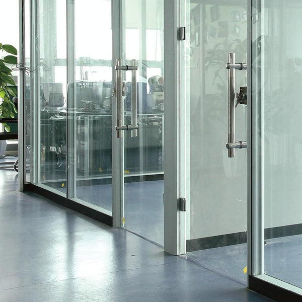 Glass Door Partition Hinge Furniture Housing Door Fittings, Model: Space Aluminum