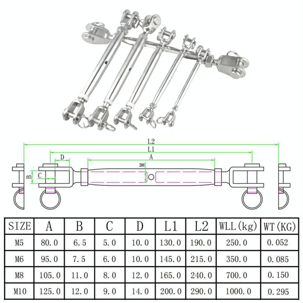 M5 304 Stainless Steel Flower Basket Screw