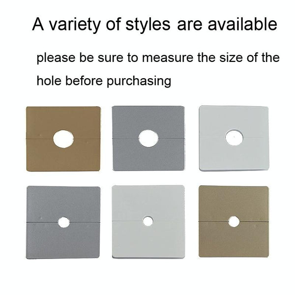 Square Hole Decoration Cover Wall Hole Plug, Style: 2.2cm Hole Silver