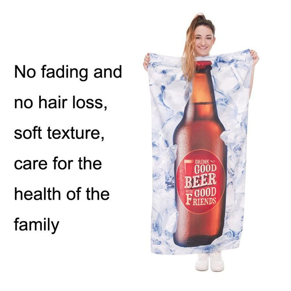 TWA43132 Active Printed Beach Towel Fashion 3D Digital Printed Bath Towel