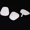 UK 3-Hole Baby Socket Protection Cover, Style: Pear Shaped White