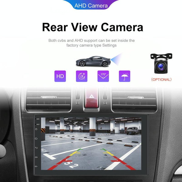 7inch Android 13.0 Dual Butt Universal Wireless Carplay Car Navigation Center Control All-In-One Monitor(Standard)