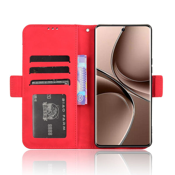 For vivo V40e 5G / iQOO Z9S 5G Skin Feel Calf Texture Card Slots Leather Phone Case(Red)