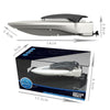 Children Mini Wireless Electric Speedboat Model Boat Simulation Remote Control Toy Boat(Blue)