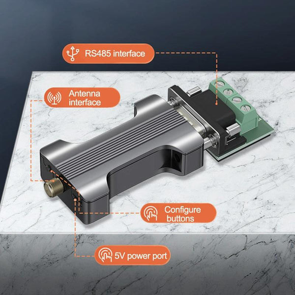 DTECH IOT5060A RS485 To LORA Serial Port Wireless Transmission Module