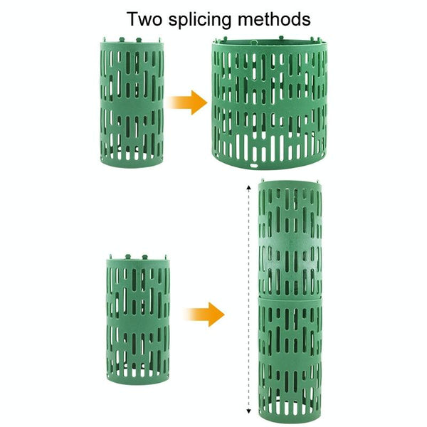 6pcs / Set Plant Trunk Adjustable Splice Protector(Green)