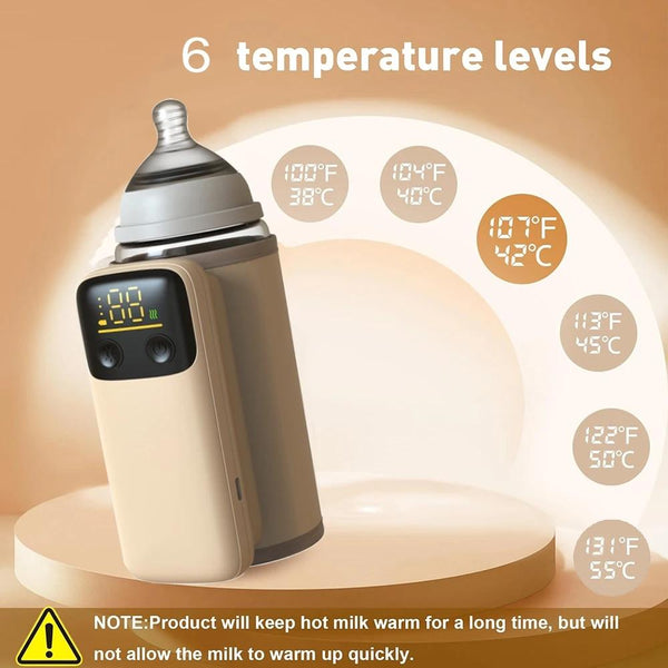 18W Fast Charging Baby Bottle Warmer With Digital Display, Spec: Standard Version