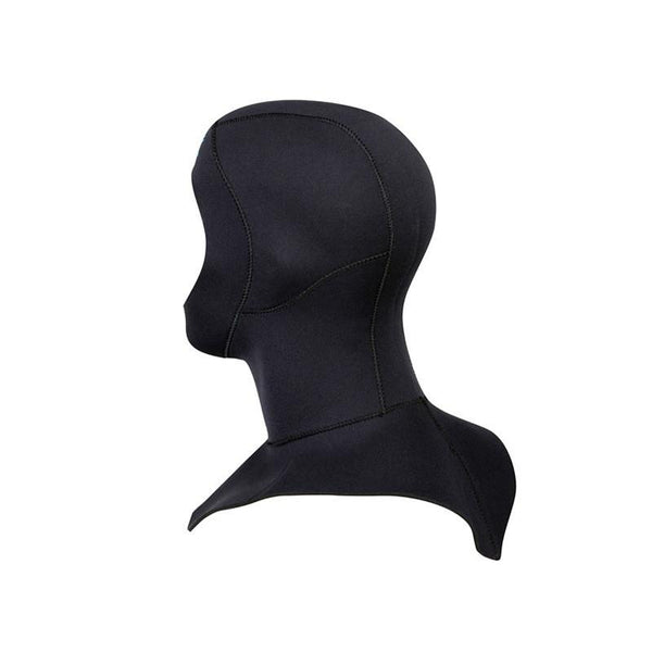 DIVE & SAIL DH-006 3mm Shoulder Warm Diving Cap Surfing Snorkeling Sunscreen Waterproof Diving Headgear, Size: L(Black)