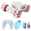 MoFun  JC06 2.4G Remote Control Torsion Stunt Car, Specifications:Dual RC(Red)