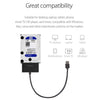 ORICO 20UTS-U3 USB 3.0 to SATA Hard Drive Adapter Cable Converter for 2.5 inch HDD / SSD, Support OTG Function(Black)