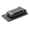 Car Seat Belt Holder Anti-collision Elastic Buckle Limiter(Carbon Fiber Black)