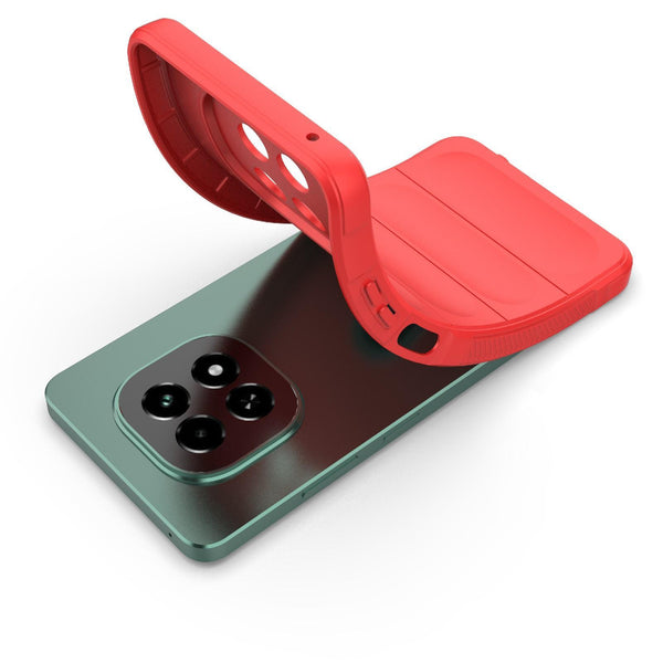For Realme V60 5G Magic Shield TPU + Flannel Phone Case(Red)
