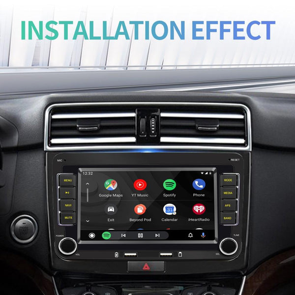 S9070 For Volkswagen 7 inch Portable Car MP5 Player Support CarPlay / Android Auto, Specification:2GB+32GB(Black)