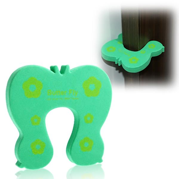 Cartoon Child Safety Gate Card / EVA Door Stopper(Green)