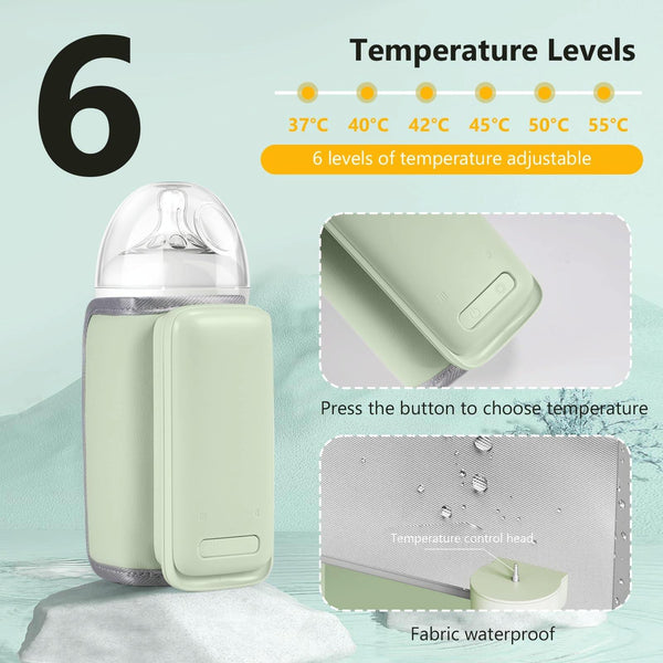 18W Baby Bottle Warmer With Digital Display & Night Light, Spec: Standard Version