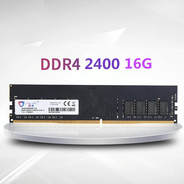 JingHai PC4 DDR4 16G Single Strip Desktop Memory(2400MHz)