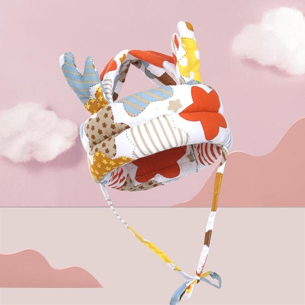 Baby Breathable Anti-fall Head Protective Cap Baby Protective Cap Toddler Bumper Cap, Spec: Starfish Antlers