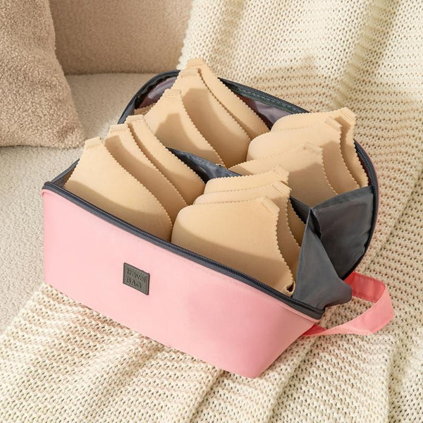 Travel Portable Storage Bag Luggage Dispenser Bag Underwear Panty Storage Bag(Grey)