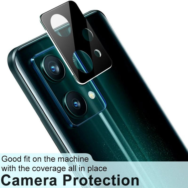 For OPPO Realme 9 Pro+ 5G Global imak Integrated Rear Camera Lens Tempered Glass Film with Lens Cap Black Version