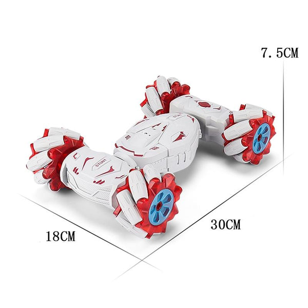 MoFun  JC06 2.4G Remote Control Torsion Stunt Car, Specifications:Dual RC(Blue)