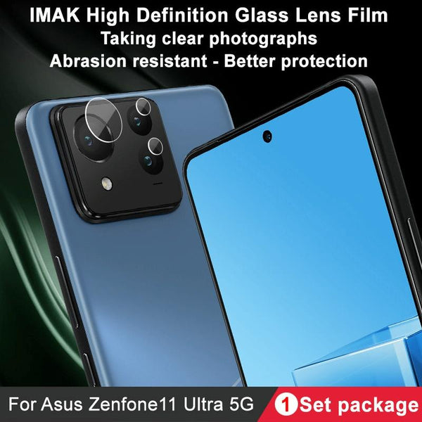 For Asus Zenfone 11 Ultra IMAK Rear Camera Glass Lens Film, 1 Set Package