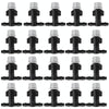 20pcs TF-118 Gardening Irrigation Drip Irrigation System Set Accessories Both Sides Connection 4/7mm Capillary (Gray)