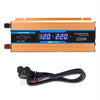 Carmaer Modified Sine Wave 48V to 220V 2200W Car Multi-function Double Digital Display Inverter Household Power Converter