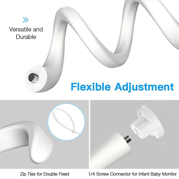 Flexible Monitor Mount 42cm - Clamp, No Drilling - Desk/Bed