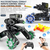DM-588 Four-wheel Battle Side Spray Remote Control Car, Specification:Single Control Water Bomb(Blue)