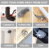 6  In 1 2.5m/100inch Dust Cleaner Sofa Extendable Duster Removal Household Cleaning tools