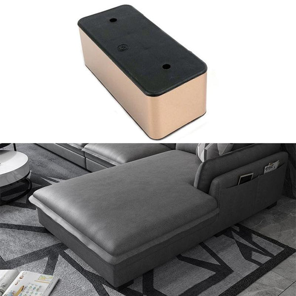 LH-SFJD001 5cm Thick Stainless Steel Sofa Booster Pad, Style: Rectangular(Rose Gold)