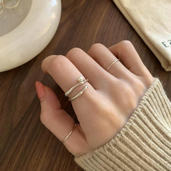 Ladies Light Luxury Snake Shaped Diamond Open Ring, Specification:J3497