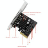 PCI-E To 5 SATA 3.0 Expansion Card(Full High Baffle)