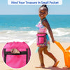 Summer Beach Children Shell Storage Bag Portable Bag(Large Red)