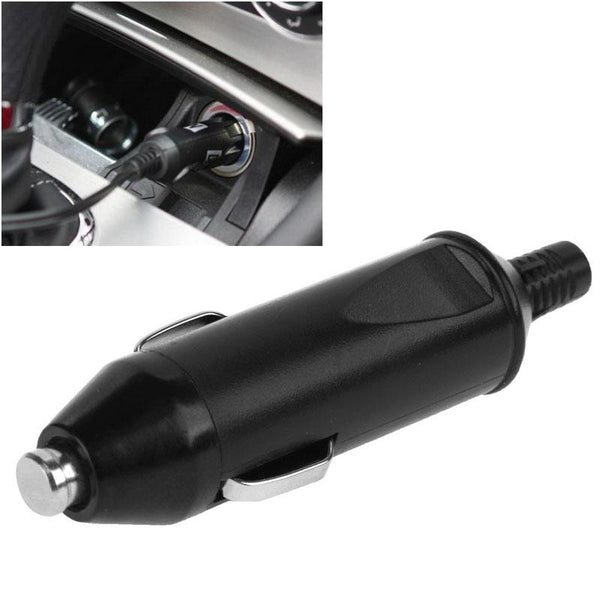 Cigarette Lighter Plug with 10A Fuse(Black)