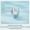 S925 Sterling Silver Platinum-plated Love Opal DIY Bracelet With Beads(SCC2745)