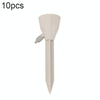 10pcs Household Potted Plant Drip Irrigation Adjustable Automatic Watering Device(Beige White)