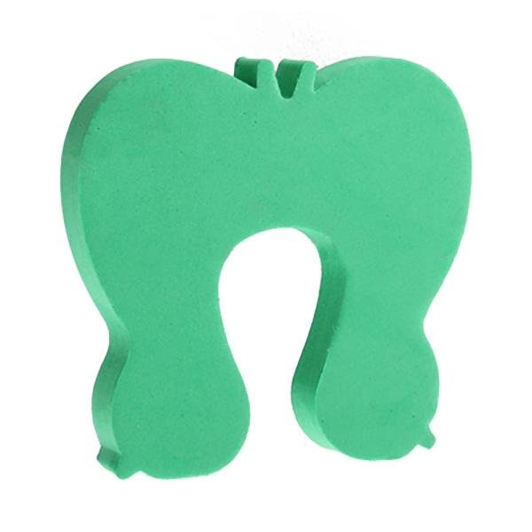 Cartoon Child Safety Gate Card / EVA Door Stopper(Green)