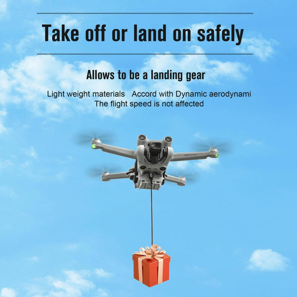 For DJI Mini 3 / Mini 3 Pro STARTRC Air-Dropping System Thrower Parabolic Bracket (Grey)