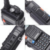 Baofeng BF-UV5R Plus S9 FM Interphone Handheld Walkie Talkie, US Plug (Red)