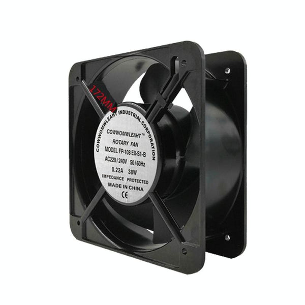 220V 38W 15cm Roller Chassis Electrical Cabinet Shaft Oil Bearing Fan